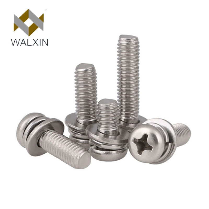 十字圆头组合螺丝